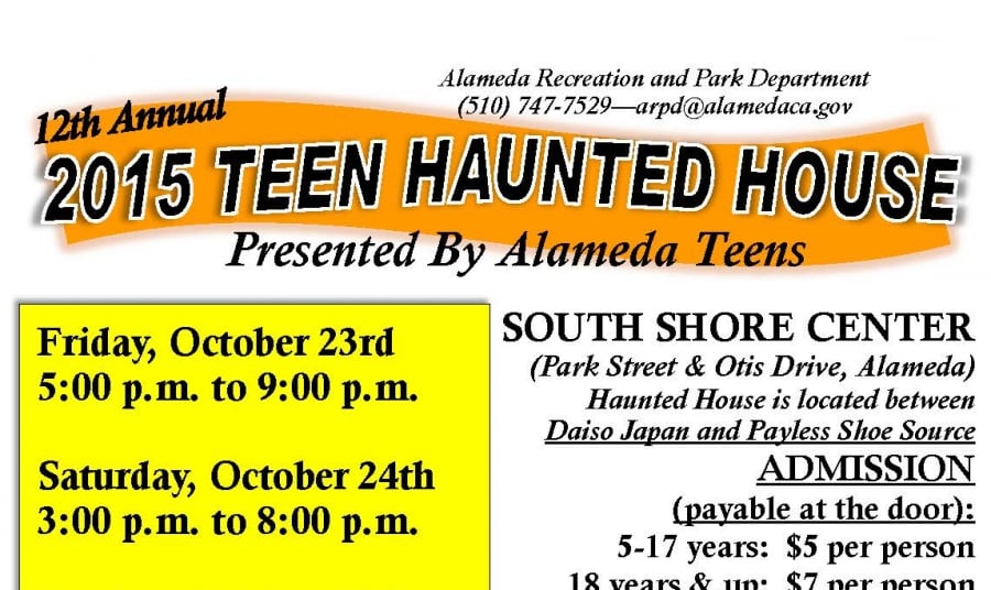 Facets of Alameda: Teen Haunted House